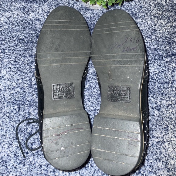 #19🎊🖤Vintage Great Condition G.H Bass & Co. 6 studded shoes - Picture 7 of 8